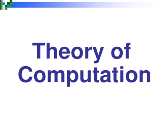 Theory of Computation