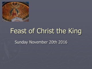 Feast of Christ the King