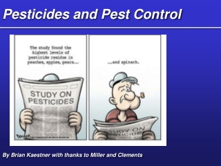 Pesticides and Pest Control