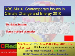 NBS-M016  Contemporary Issues in Climate Change and Energy 2010