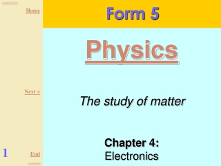 Chapter 4:  Electronics