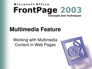 Multimedia Feature