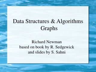 Data Structures &amp; Algorithms Graphs