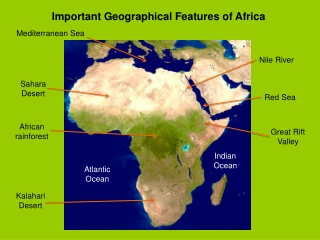 Important Geographical Features of Africa