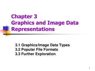 Chapter 3 Graphics and Image Data Representations