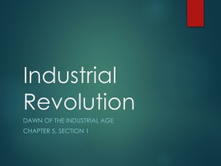 Industrial Revolution