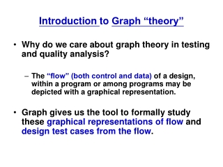 Introduction  to  Graph “theory”