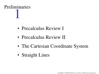 Preliminaries