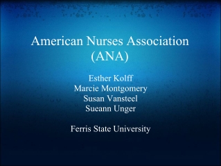 American Nurses Association (ANA)