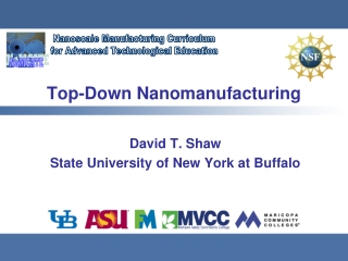 Top-Down Nanomanufacturing