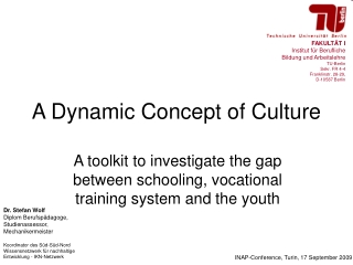 A Dynamic Concept of Culture