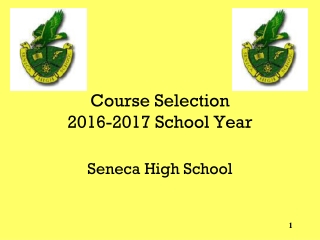 Course Selection  2016-2017 School Year