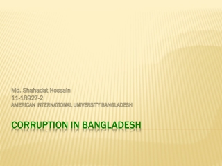Corruption in Bangladesh