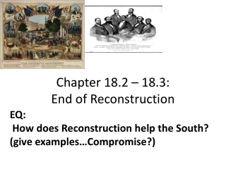 Chapter 18.2 – 18.3: End of Reconstruction