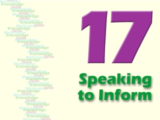 Speaking to Inform