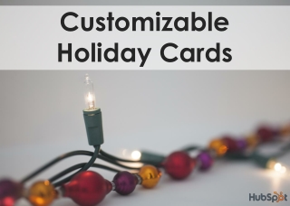 Customizable  Holiday Cards