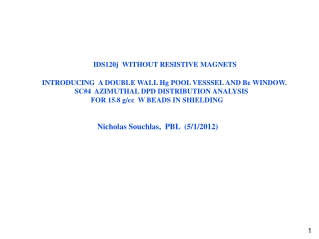 IDS120j  WITHOUT RESISTIVE MAGNETS