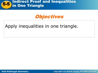 Apply inequalities in one triangle.