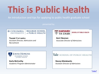 This is Public Health
