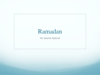 Ramadan