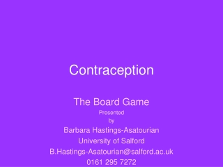 Contraception