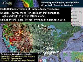 Exploring the Structure and Evolution of the North American Continent