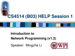 CS4514 (B03) HELP Session 1