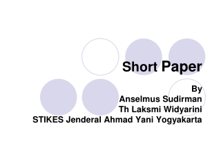 Short  Paper