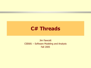 C# Threads