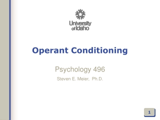 Operant Conditioning