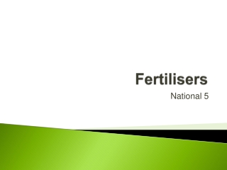 Fertilisers