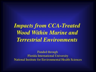 Funded through  Florida International University