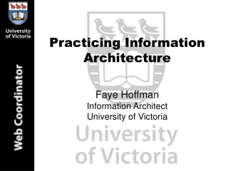 Practicing Information Architecture