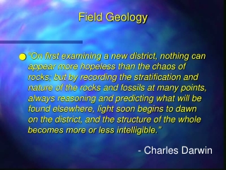 Field Geology