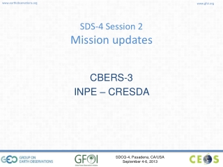 SDS -4  Session  2 Mission  updates