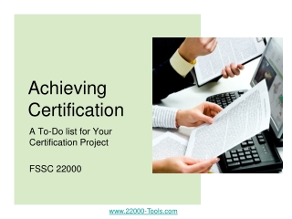 Achieving Certification