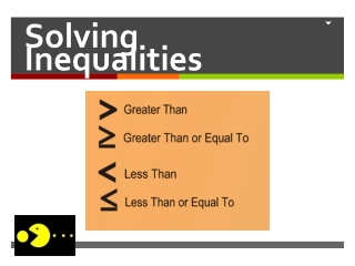 Solving Inequalities