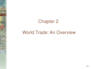 Chapter 2  World Trade: An Overview
