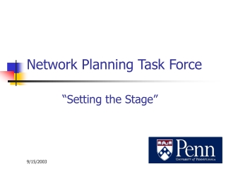 Network Planning Task Force