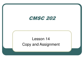 CMSC 202