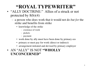 “ROYAL TYPEWRITER”