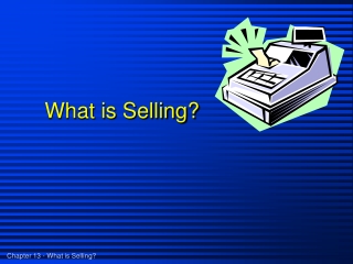 What is Selling?