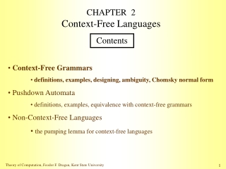 CHAPTER  2 Context-Free Languages