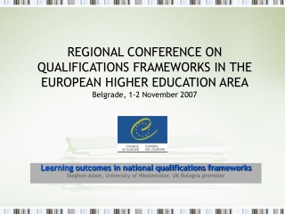 Learning outcomes in national qualifications frameworks