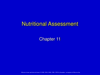 Nutritional Assessment