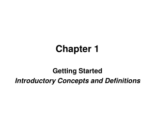 Chapter 1