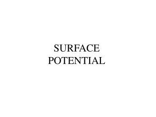 SURFACE  POTENTIAL