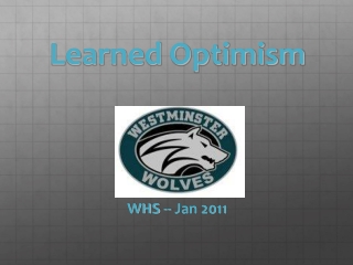 Learned Optimism