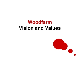 Woodfarm Vision and Values