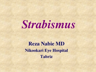 Strabismus